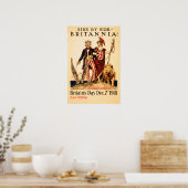 BRITANNIË! Samen aan zij 1918 bondgenoten uit de E Poster (Keuken)
