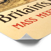 BRITANNIË! Samen aan zij 1918 bondgenoten uit de E Poster (Hoek)