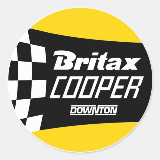 Britax Cooper Downton Ronde Sticker (Voorkant)