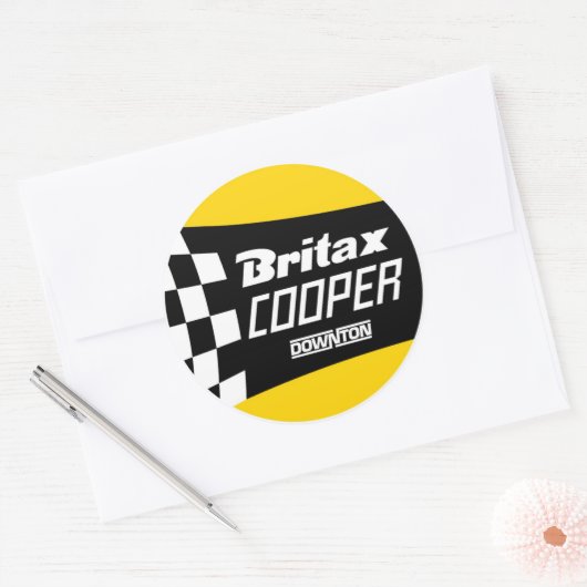 Britax Cooper Downton Ronde Sticker (Envelop)