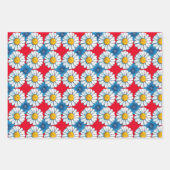 Brite Floral Wrapping Paper Flat Sheet Set 3 (Voorkant 3)