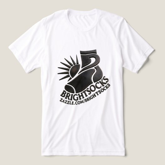 Brite-T Brightsocks 0019606 Tri-Blend Shirt (Design voorkant)