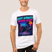Brite-T Ciry Streets Never Sleep 0019036 Tri-Blend Shirt (Voorkant)