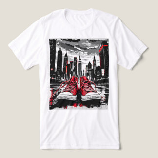 Brite-T City Streets Rode Schoenen 0019389 Tri-Blend Shirt