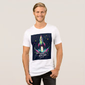 Brite-T Cosmic Dreams Never Fade 0018882 Tri-Blend Shirt (Voorkant volledig)