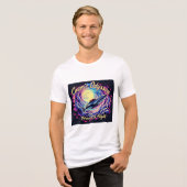Brite-T Cosmic Odyssey Forever in Flight 0019635 Tri-Blend Shirt (Voorkant volledig)