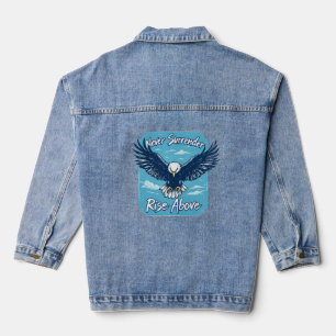 Brite-T Eagle Nooit Opgeven Stijg Boven 0019628 Denim Jacket