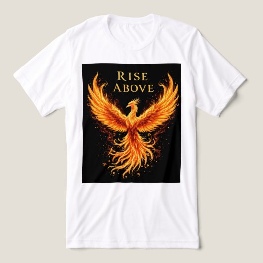 Brite-T Fire Bird Rise Above 0019595 Tri-Blend Shirt (Design voorkant)