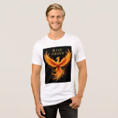 Brite-T Fire Bird Rise Above 0019595 Tri-Blend Shirt (Voorkant volledig)