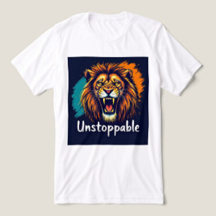 Brite-T Lion Head Onstoppable 0018922 Tri-Blend Shirt