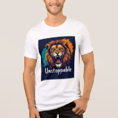 Brite-T Lion Head Onstoppable 0018922 Tri-Blend Shirt (Voorkant)