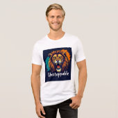 Brite-T Lion Head Onstoppable 0018922 Tri-Blend Shirt (Voorkant volledig)