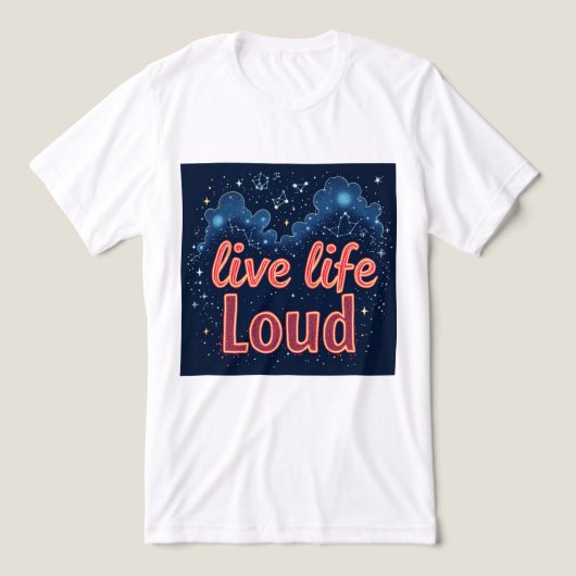 Brite-T Live Life Loud 0018992 Tri-Blend Shirt (Design voorkant)