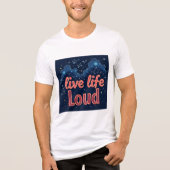 Brite-T Live Life Loud 0018992 Tri-Blend Shirt (Voorkant)