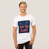 Brite-T Live Life Loud 0018992 Tri-Blend Shirt (Voorkant volledig)