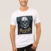 Brite-T Machina Skull 0018991 Tri-Blend Shirt (Voorkant)
