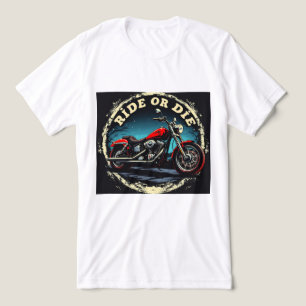 Brite-T Motorfiets Ride or Die 0018667 Tri-Blend Shirt