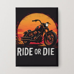 Brite-T Motorfiets Ride or Die 0019613 Button