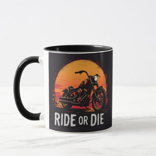Brite-T Motorfiets Ride or Die 0019613 Mok (Links)