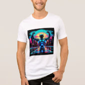 Brite-T Robot Strong 0018898 Tri-Blend Shirt (Voorkant)