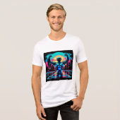 Brite-T Robot Strong 0018898 Tri-Blend Shirt (Voorkant volledig)