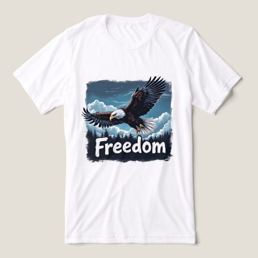 Brite-T Soaring Eagle Freedom 0019418 Tri-Blend Shirt (Design voorkant)