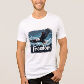 Brite-T Soaring Eagle Freedom 0019418 Tri-Blend Shirt (Voorkant)