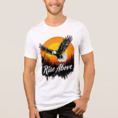 Brite-T Soaring Eagle Rise Above 0019572 Tri-Blend Shirt (Voorkant)