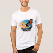Brite-T Soaring Eagle Rise Above 0019620 Tri-Blend Shirt (Voorkant)