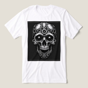 Brite-T Zilveren Schedel 0019128 Tri-Blend Shirt