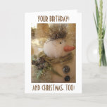 BRITHDAY "AT CHRISTMAS TIME" OF DAY SNOWMAN WISH FEESTDAGEN KAART<br><div class="desc">DIT IS EEN GROTE KAART VOOR DE TWEEDE DAG OP OF ZELFS OP CHRISTMAS DAY... .OM HET EVEN WELK TIJDSTIP IN DECEMBER ZAL DEZE KAART EEN GROTE KLEINE OP DE BIRTHDAY GAL OF GEEL VOOR ZEKERHEID PLAATSEN. DEZE SNOWMAN IS POSITIEF!!!!!!! BEDANKT OM TE STOPPEN DOOR EEN VAN MIJN ACHT STORES...</div>