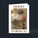 BRITHDAY "AT CHRISTMAS TIME" OF DAY SNOWMAN WISH FEESTDAGEN KAART<br><div class="desc">DIT IS EEN GROTE KAART VOOR DE TWEEDE DAG OP OF ZELFS OP CHRISTMAS DAY... .OM HET EVEN WELK TIJDSTIP IN DECEMBER ZAL DEZE KAART EEN GROTE KLEINE OP DE BIRTHDAY GAL OF GEEL VOOR ZEKERHEID PLAATSEN. DEZE SNOWMAN IS POSITIEF!!!!!!! BEDANKT OM TE STOPPEN DOOR EEN VAN MIJN ACHT STORES...</div>