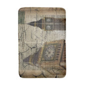 Britian England london clocktower big ben Badmat (Voorkant Verticaal)