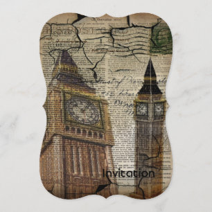 Britian England london clocktower big ben Kaart