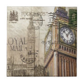 Britian England london clocktower big ben Tegeltje (Voorkant)