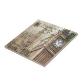 Britian England london clocktower big ben Tegeltje (Zijkant)