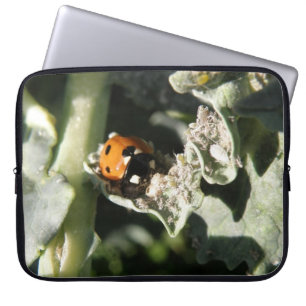 British 7 Spot Ladybug Laptop Bag Sleeve