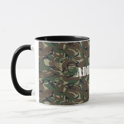 British 95 Forest Green Camouflage Mok (Links)