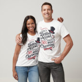 British Accent Charm - Grappig Typografie Ontwerp T-shirt (Unisex)