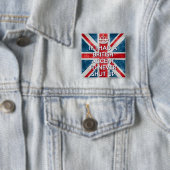 British Accent Vierkante Button 5,1 Cm (In situ)