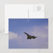 British Aerospace/Aerospatiale Concorde in flight, Briefkaart (Voorkant / Achterkant)
