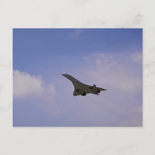 British Aerospace/Aerospatiale Concorde in flight, Briefkaart (Voorkant)