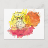 British Aftermiddag Tea Briefkaart (Voorkant)