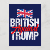 British Against Trump Briefkaart (Voorkant)