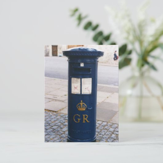 British Air Mail Pillar Box Briefkaart (Staand voorkant)