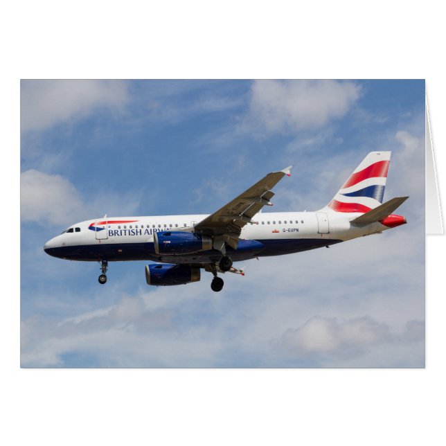 British Airways Airbus A319 (Voorkant Horizontaal)