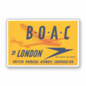 British Airways Aviation Sticker (Voorkant)