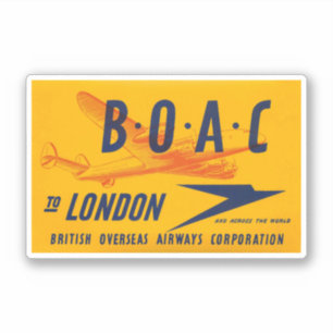 British Airways Aviation Sticker