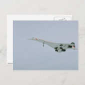 British Airways Concorde on final descent, Ottawa; Briefkaart (Voorkant / Achterkant)