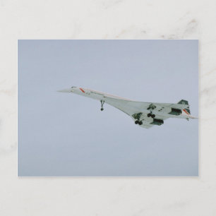 British Airways Concorde on final Descent, Ottawa; Briefkaart